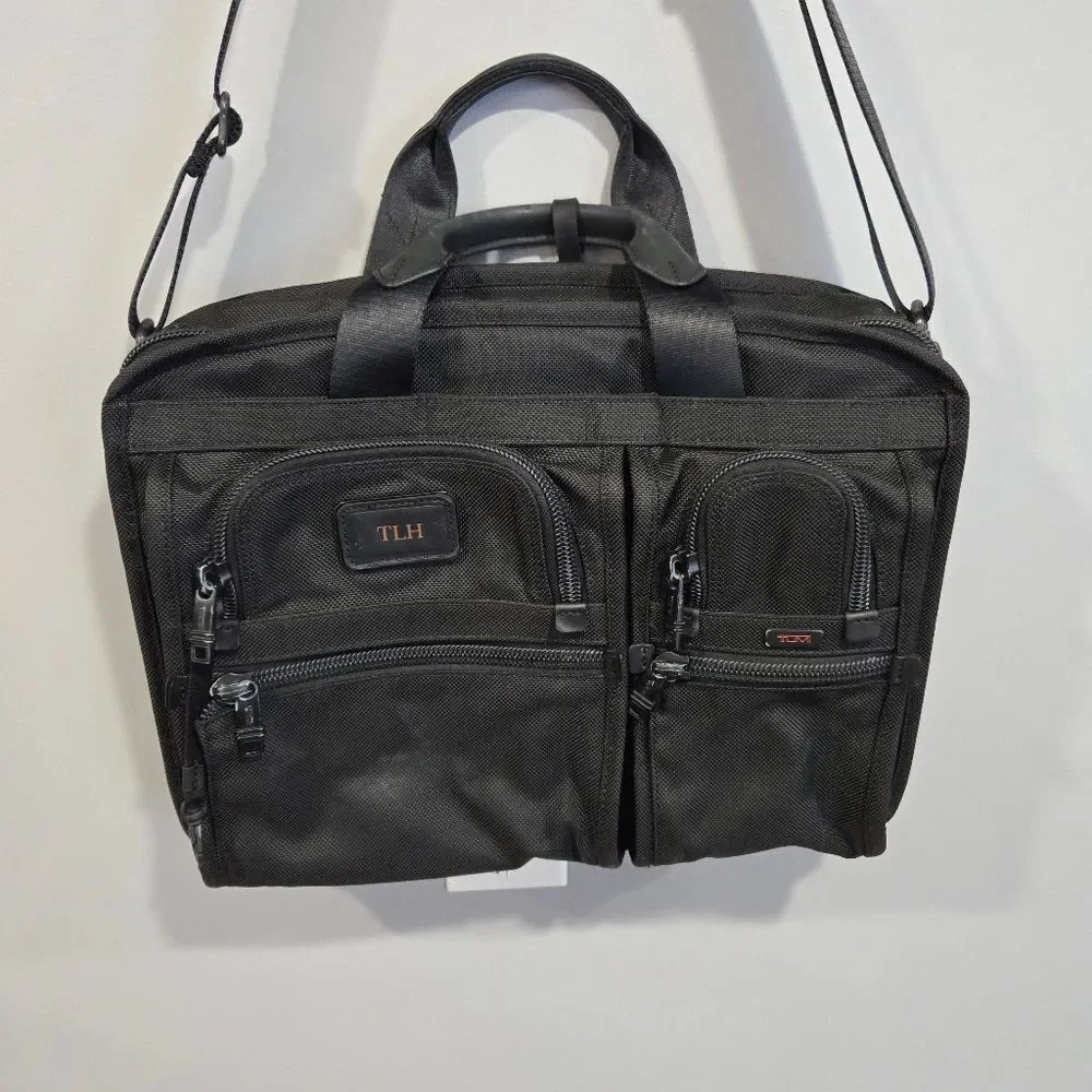 🐢 TUMI Alpha Expandable Organizer Laptop Briefcase